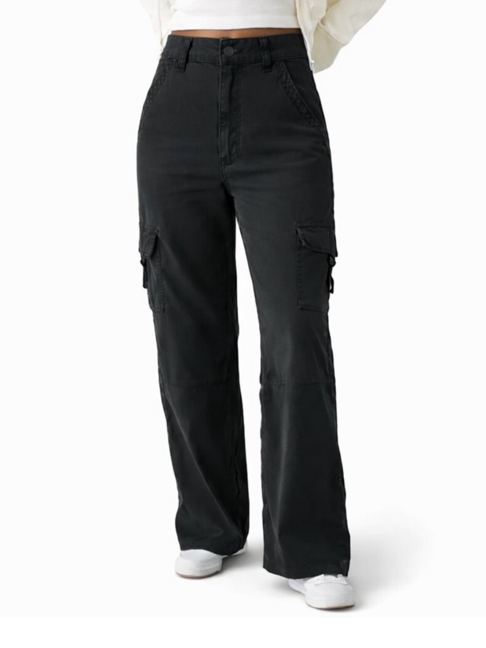 Aeropostale wide leg cargo jeans